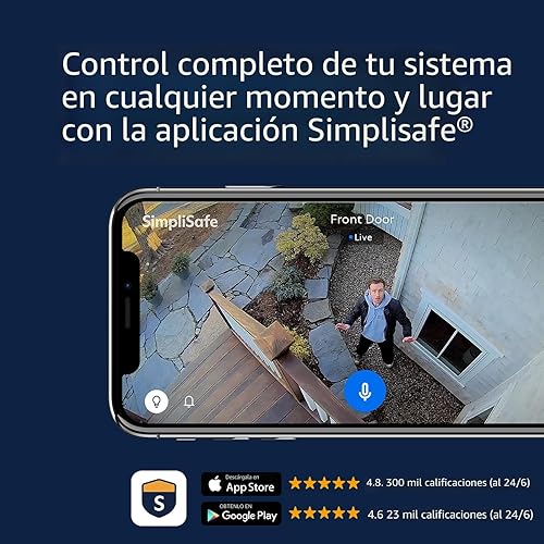 Miniatura 11 de SimpliSafe - Sistema de seguridad para el hogar con cámaras exteriores inalámbricas de 7 piezas - Supervisión profesional opcional 24/7 - Sin