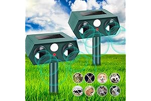 Ultrasonic Solar Dog Deterrent for Outdoor