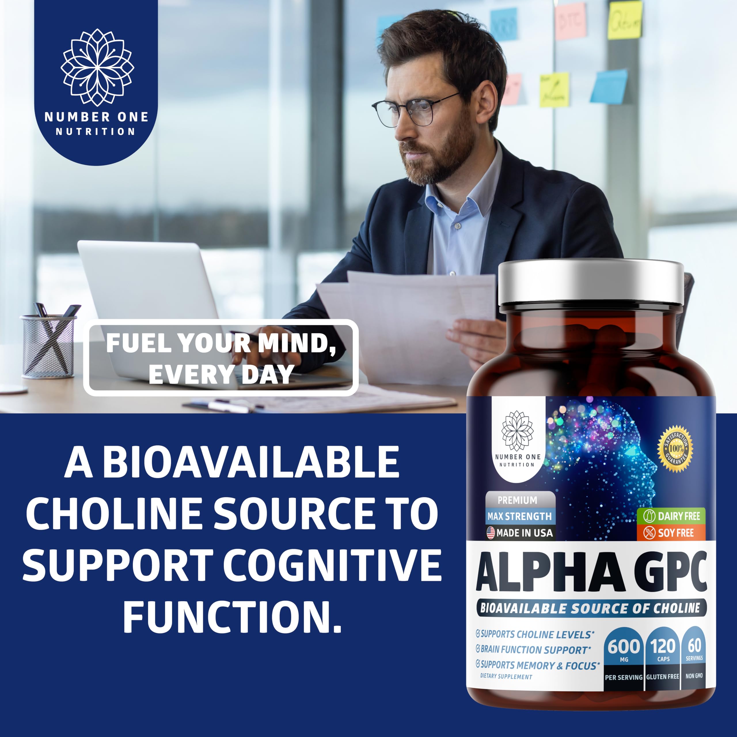 Amazon.com: Number One Nutrition Premium Alpha GPC Choline