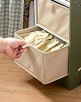 Vista 9 de ROBOTIME Cuna de muñeca de bebé, cama de madera para muñecas, cuna de bebé de juguete con almacenamiento, ropa de cama y ganchos de madera, cuna