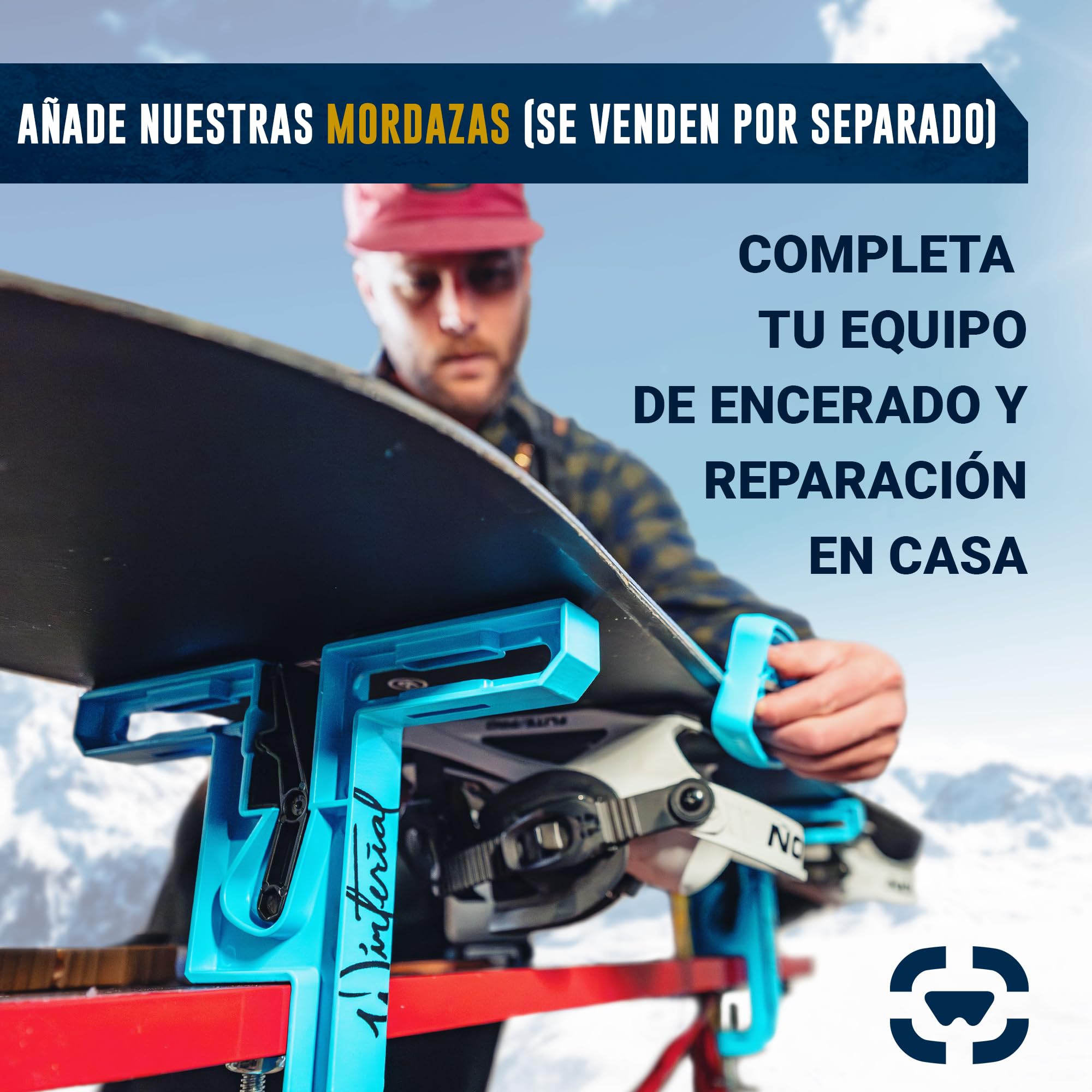 Winterial Kit de afinación de Snowboard y esquí, con Hierro, Cera de Snowboard para Todas Las temperaturas