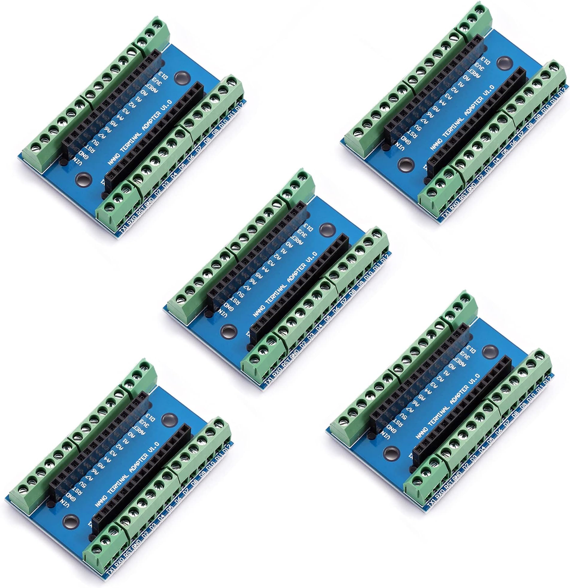 Amazon.com: Teyleten Robot Nano V3.0 Adapter Expansion Board Module IO ...