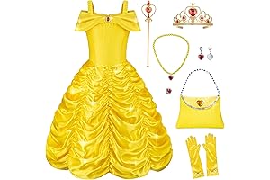 Yellow Princess Costume for Girls - Radiate Enchantment in a Majestic Dress