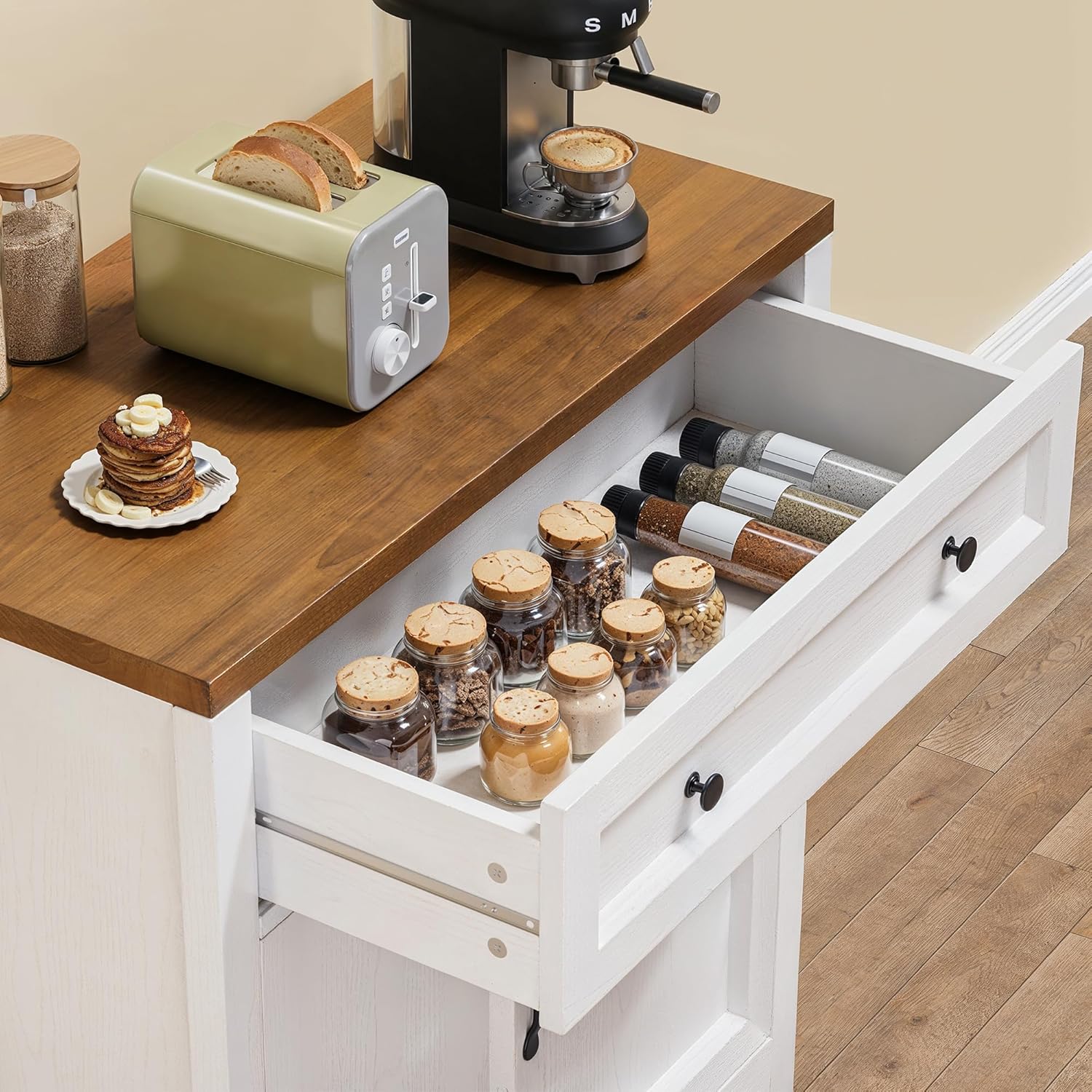 Drawer storage in Blishom Kitchen Cabinet Sideboard