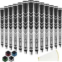 Vista 14 de Puños de golf de goma, paquete de 13 unidades, de alta tracción, antideslizantes, textura avanzada, elige entre 13 puños o 13 puños con kit