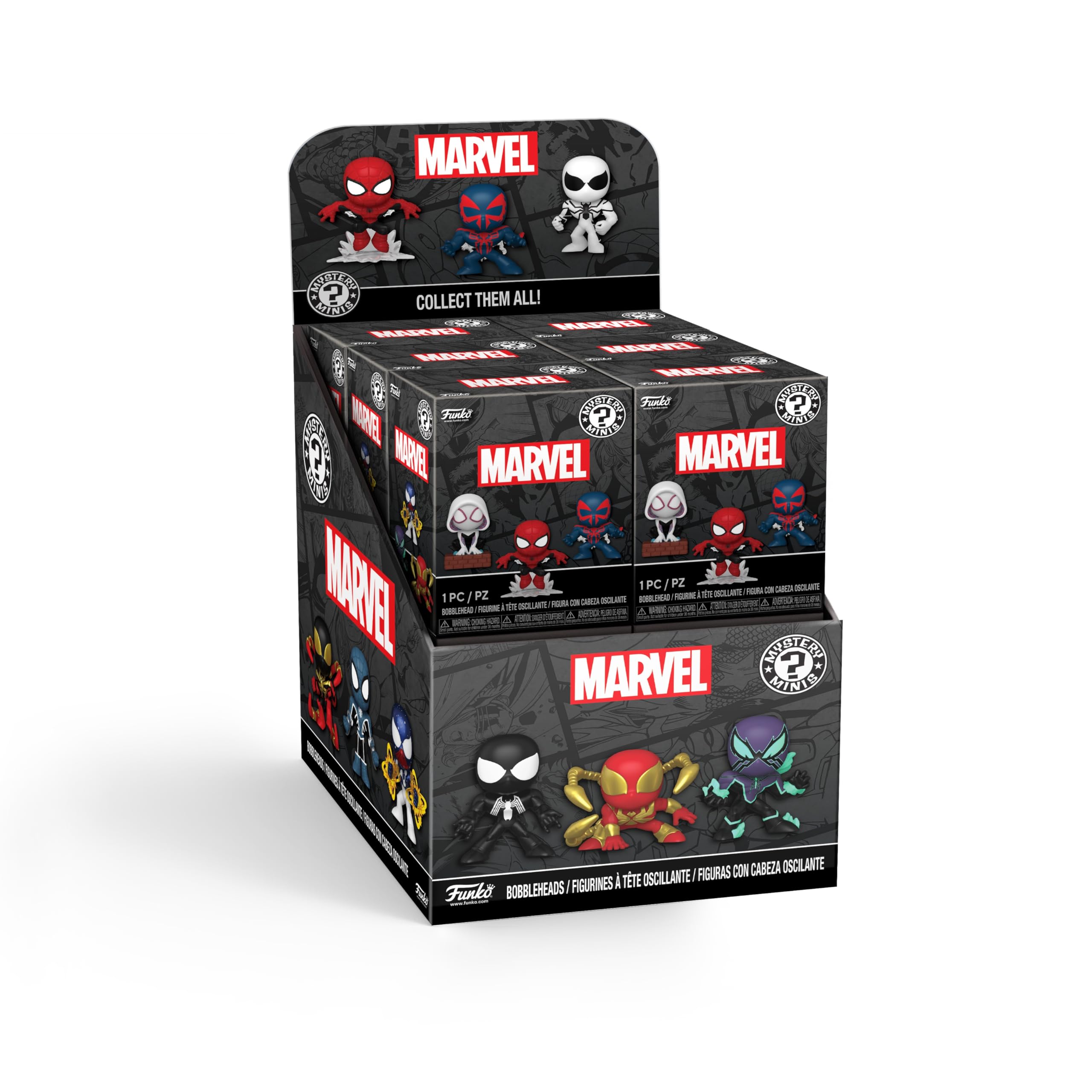 Funko Mystery Mini: Spider-Man Comics, 1 of 12 to collect, Styles may vary, Collectable Vinyl Figure, Gift Idea