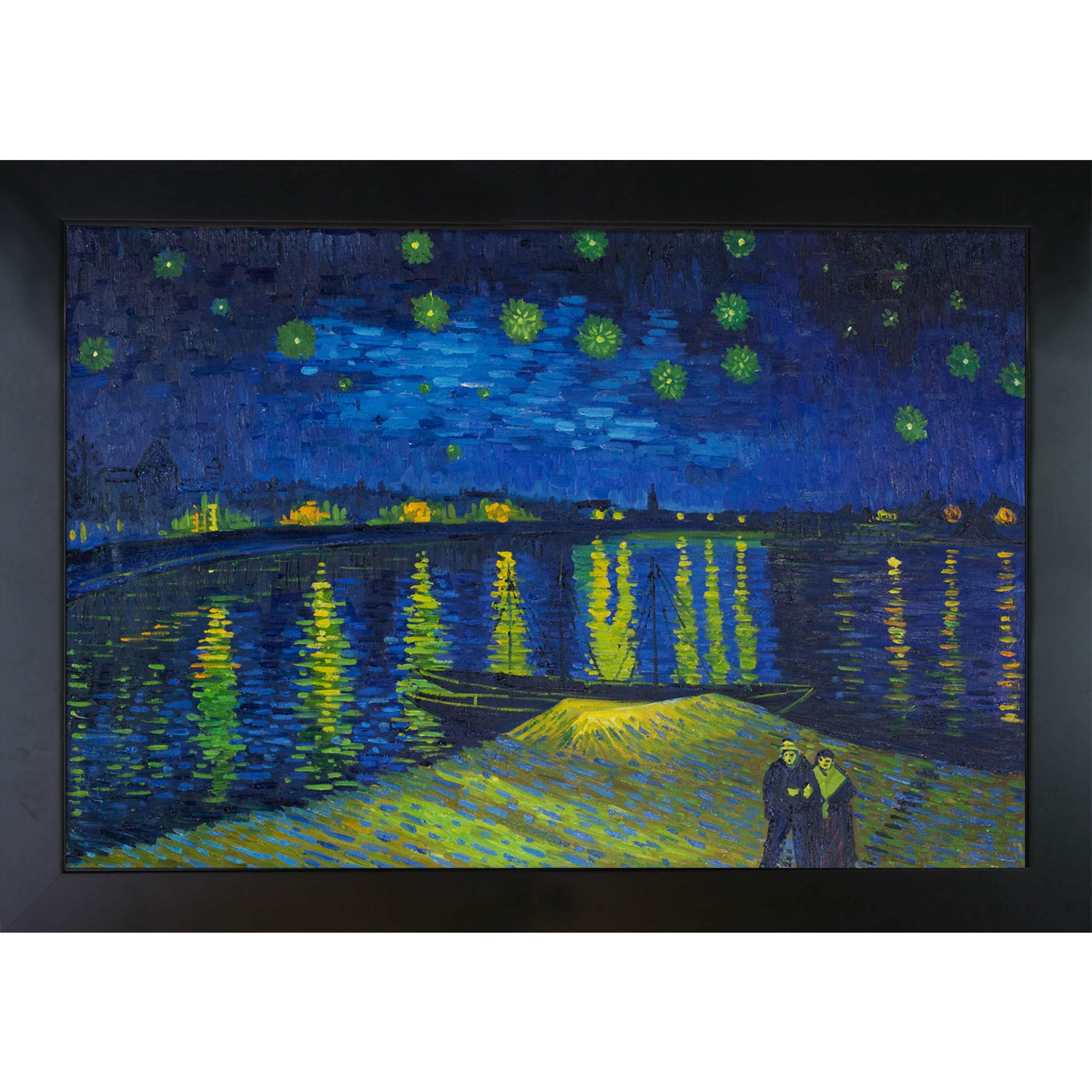 Amazon｜La Pastiche overstockArt ゴッホ ローヌの星月夜 ニュー