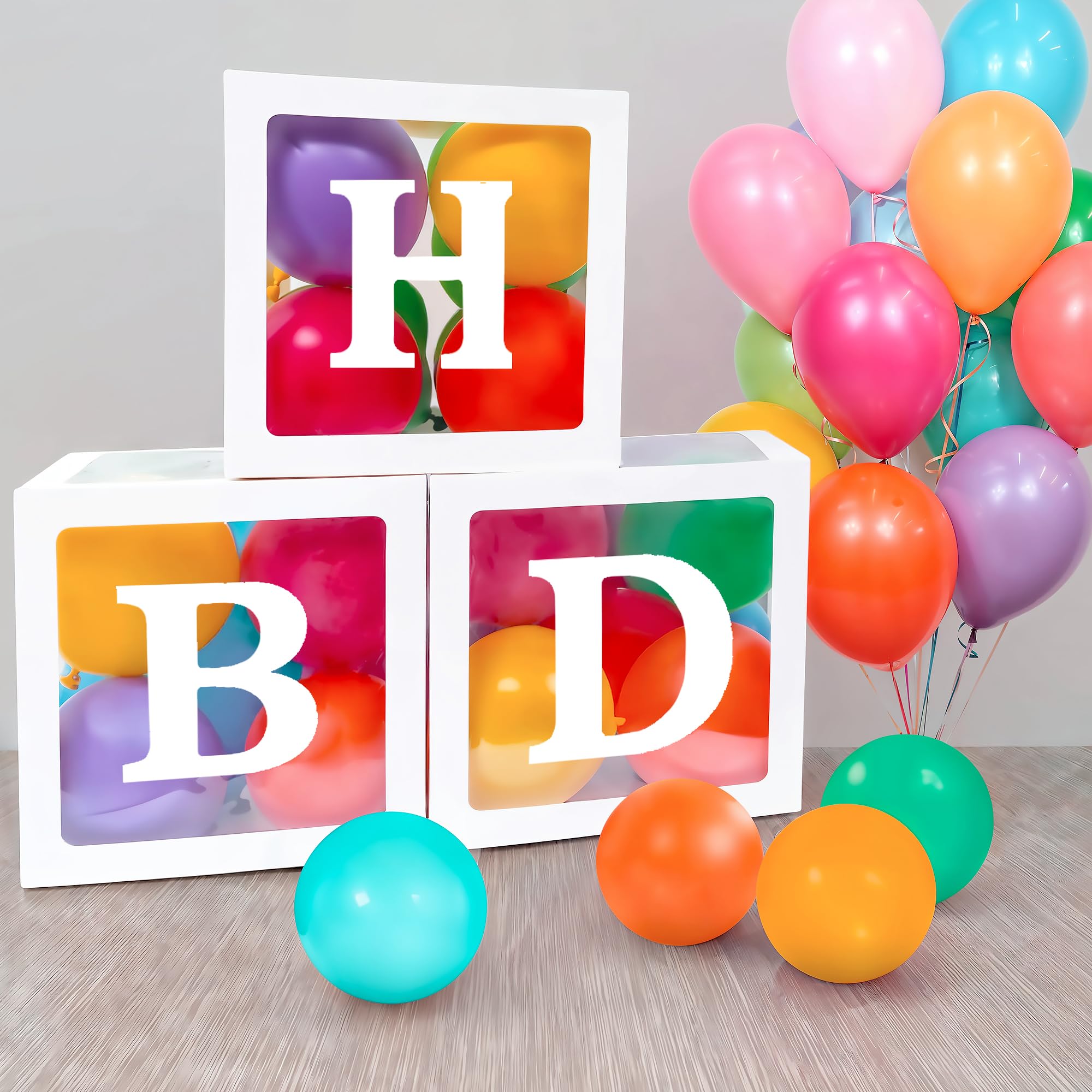 Party Propz Birthday Decoration Kit – 3 Pcs Happy Birthday Balloon Box with Alphabet Box,Balloon Decoration Kit,Balloon Box for Birthday Decoration (Cardstock)-image-36