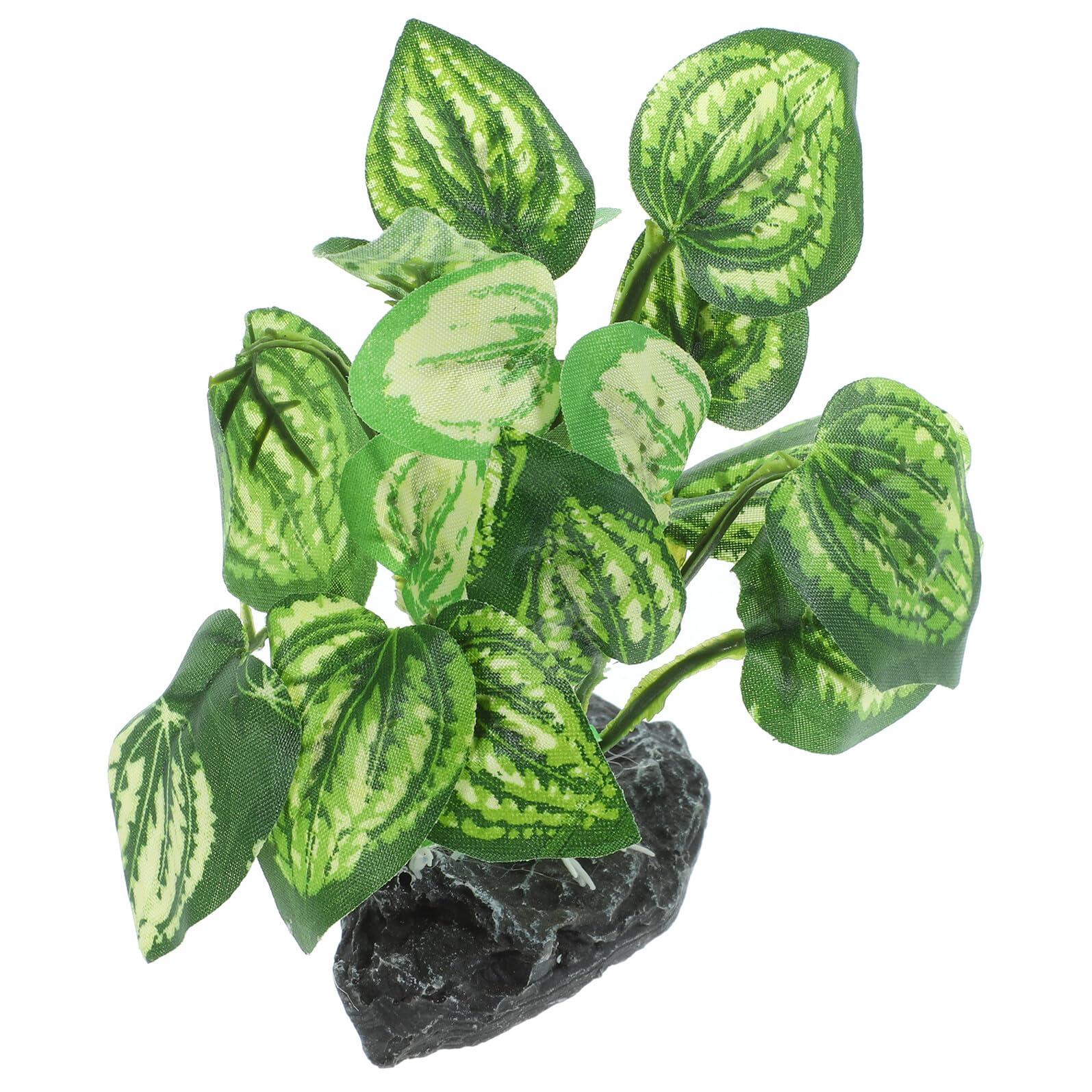 Artificial Aquarium Plants Fish Tank Decor Lifelike Plastic Aquarium Plant Ornament with Hidden Accessories Suitable for Goldfish and