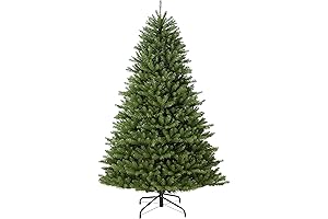 Puleo International 7 Foot Un-lit Artificial Pre-Fluffed Christmas Tree