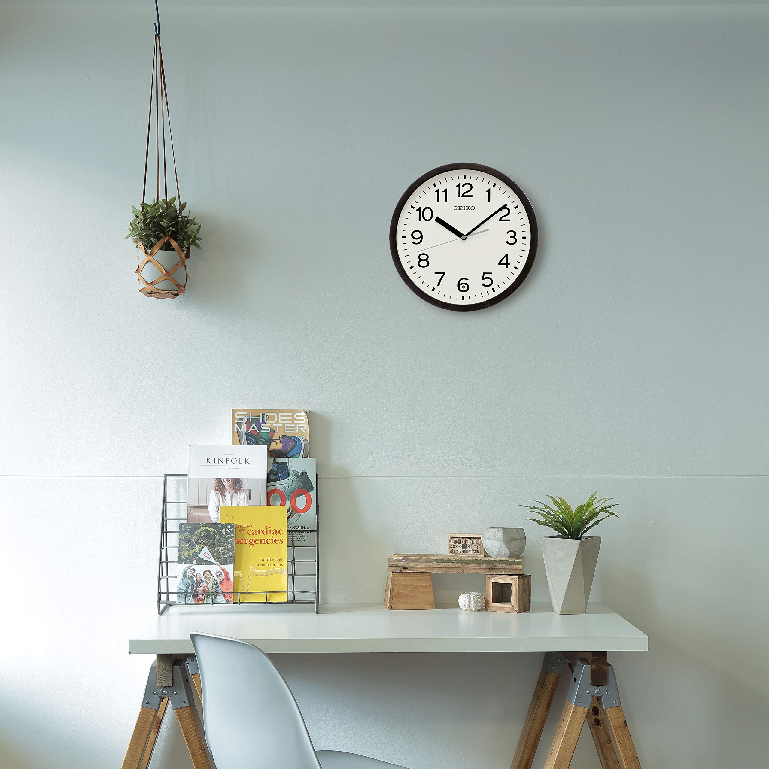 Amazon.co.jp: セイコークロック 掛け時計 ナチュラル 電波 アナログ