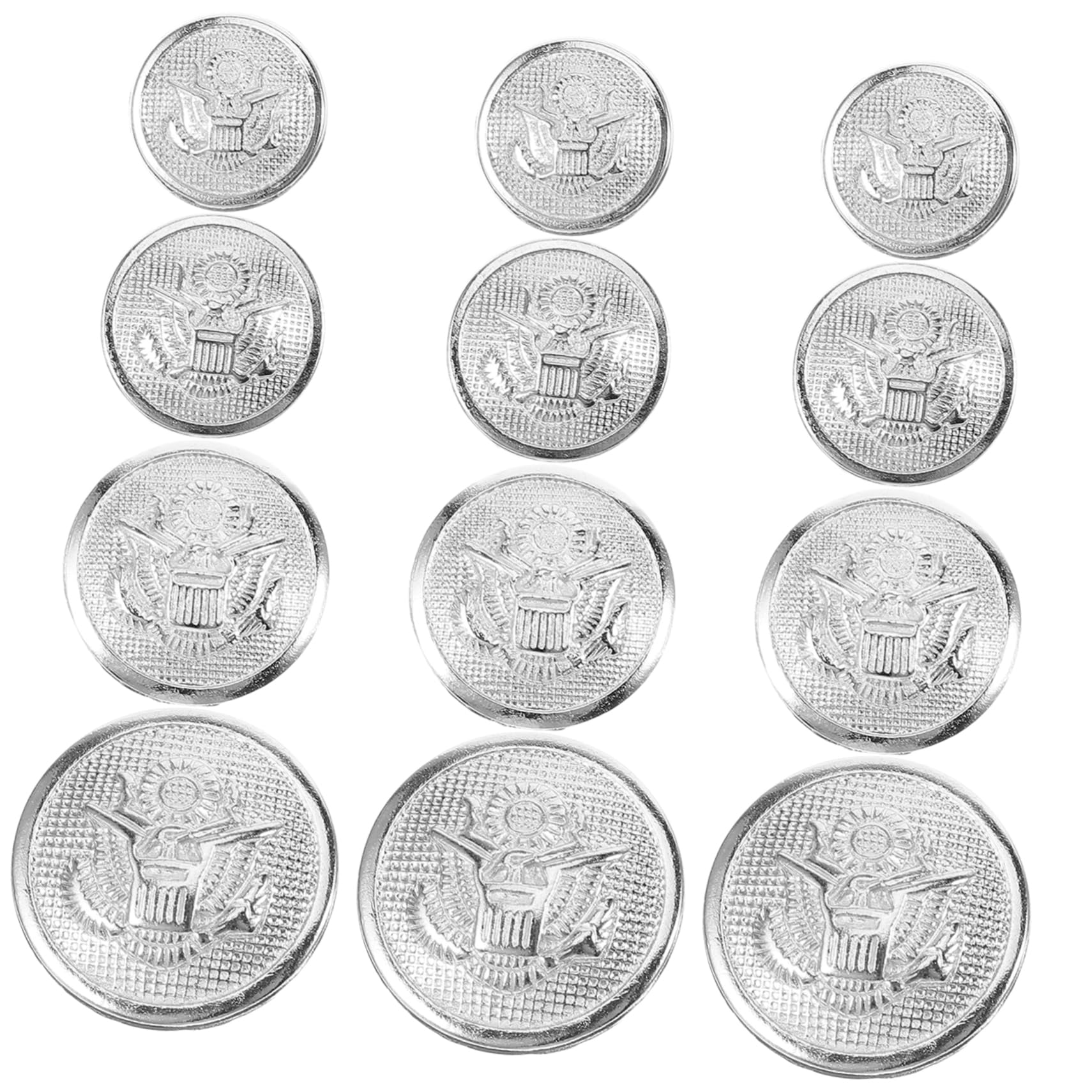 Boutons vintage d'exception en alliage Housoutil pour costumes de haute couture