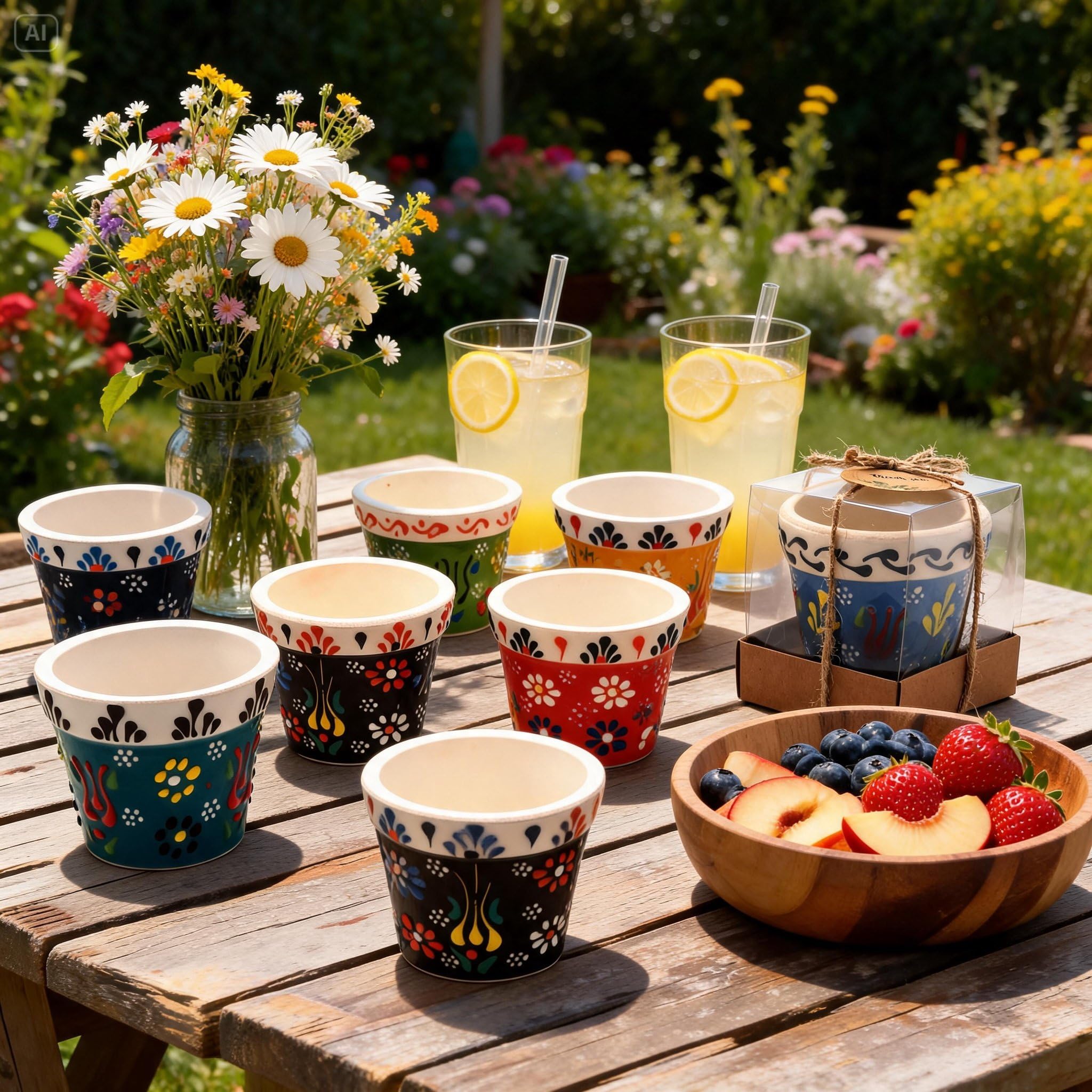 Bomboniere per addio al nubilato per ospiti, vaso in ceramica per piante grasse in scatola, bomboniere per gli ospiti, sfuso, regalo per feste in spiaggia, piante grasse vive non include
