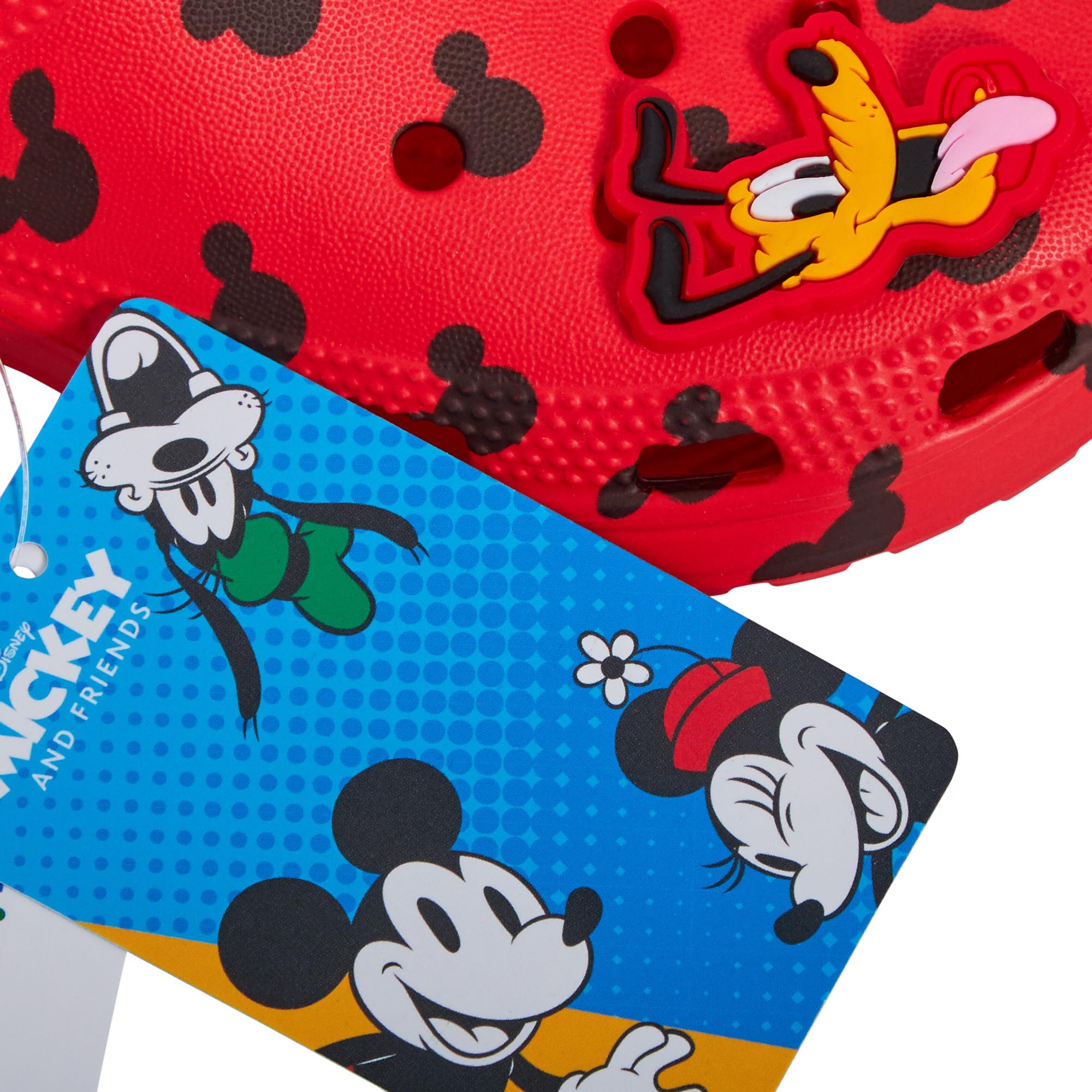Disney Sabots Mickey Mouse Minnie Mouse avec Charms, Sandales pour Enfants, Sliders d'été avec Sangle de Cheville, Chaussures de Plage