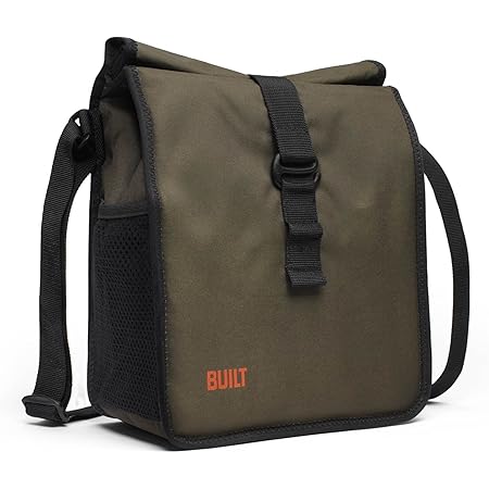 insulated brown lunch bolsa