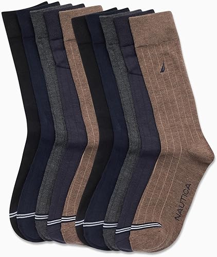 Miniatura 2 de Nautica Calcetines de vestir para hombre - Calcetines sólidos (10 unidades)