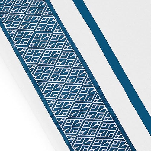 Miniatura 6 de DORMICA - Juego de sábanas tamaño California King de 800 hilos, 100% algodón egipcio, 4 piezas, color verde azulado, bordado, marfil, transpirables