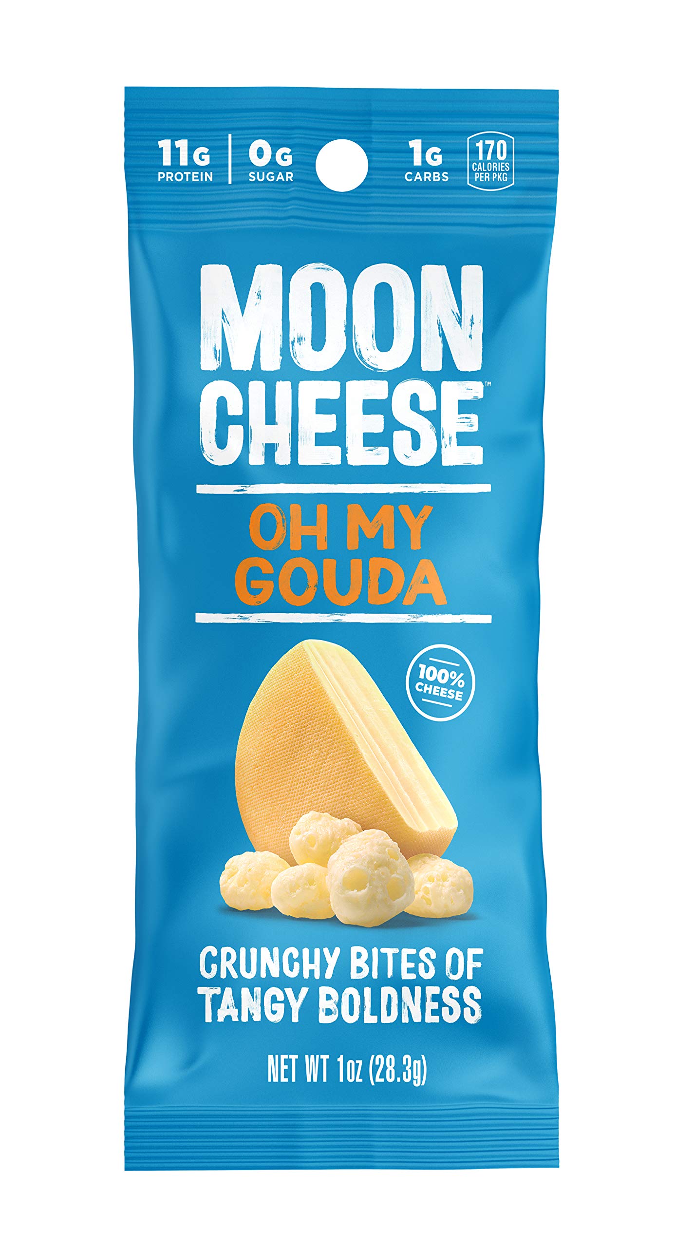 Buy Moon Cheese, Oh My Gouda, 100 Gouda Cheese, Lowcarb 1 oz, KetoFriendly, high protein