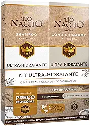 Tio Nacho Ultra Hidratante Antiqueda Kit Shampoo E Condicionador, Restaura 100% Da Hidratação Perdida, Tratamento Capilar Completo Para Cabelos Secos E Danificados, 415 Ml X 2 (2 Pack)