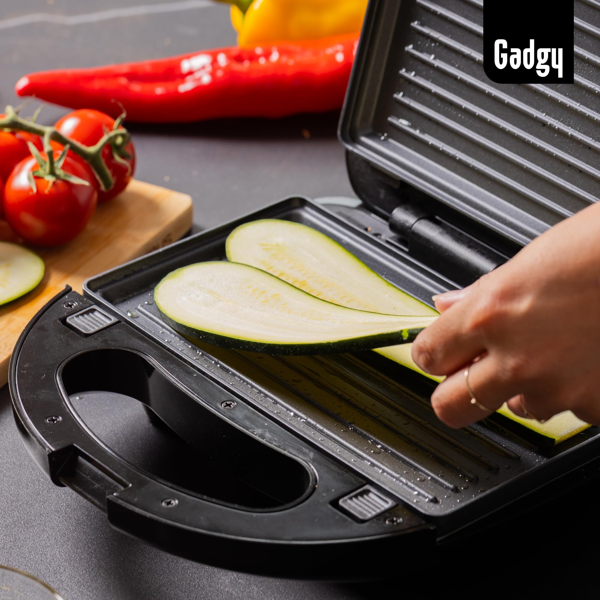 Gadgy Gaufrier | Appareil Croque Monsieur 3 in 1 | Gauffrier Multifonctions | Plaques Détachables 3 en 1 l Avec Poignée Cool Touch, Pieds Anti-dérapants et 2 Voyants de Contrôle