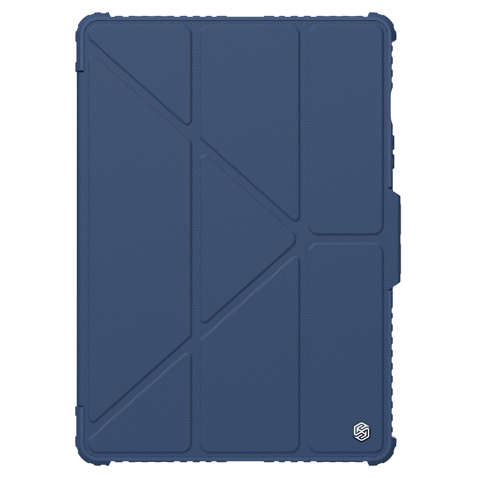 Nillkin Bumper Leather Multi-Angle Folding Style Case for Samsung Galaxy Tab S9 (11" Inch) Slider Camera Protection Camshield, Stand Smart Wake & Sleep with Pencil Holder (Blue) (B0CN1QSV9M) Amazon Price History, Amazon Price Tracker