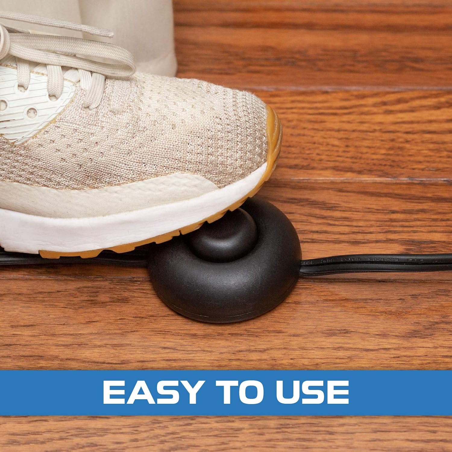 Iron Forge Cable 16 Gauge 3 Outlet Outdoor Extension Cord 25 ft & 15 ft Flat Cable Indoor Extension Cord with Foot Switch 3 Outlet, 16/2 Black 2 Prong, 13 Amp UL Certified