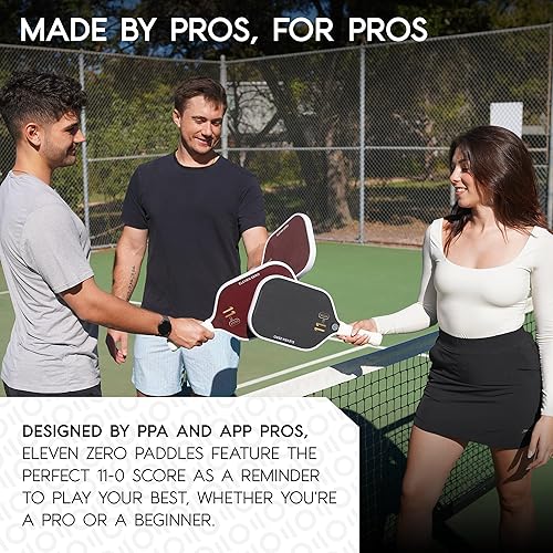 Miniatura 4 de EZ Power Paleta de pickleball de carbono  Paletas de pickleball de fibra de carbono profesional con núcleo de polipropileno de 0.63 pulgadas