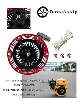 Amazon.com : TURBOTUNITY GX160 Recoil Starter Replacement