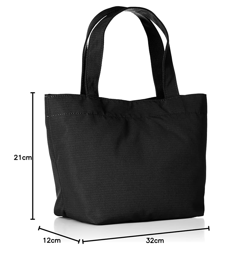 すー★　ヌビトートバッグ【Medium】 楽天市場】スヌーピー トートバッグ ブラック ウッドストック柄