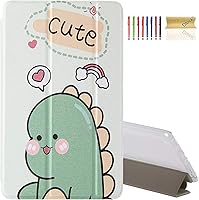 Vista 15 de Dteck - Funda para tablet Kindle Fire 7, funda protectora completa con función atril ajustable y función de encendido y apagado automático