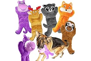 Dog Toy Variety Pack: 5 Squeaky Plush Friends for Your Furry Companion