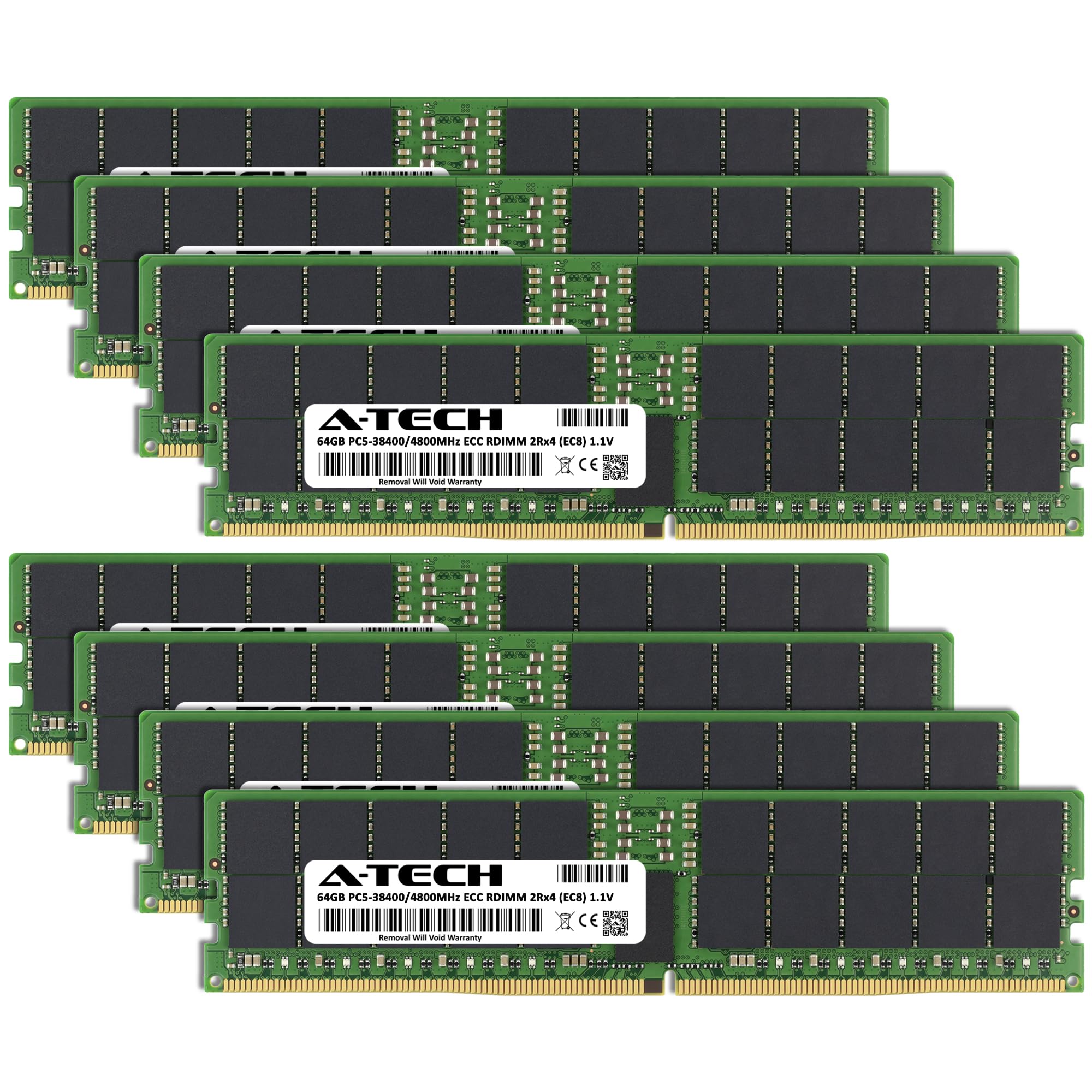 A-Tech 512GB Kit (8x64GB) RAM for Supermicro SUPER H13DSG-O-CPU