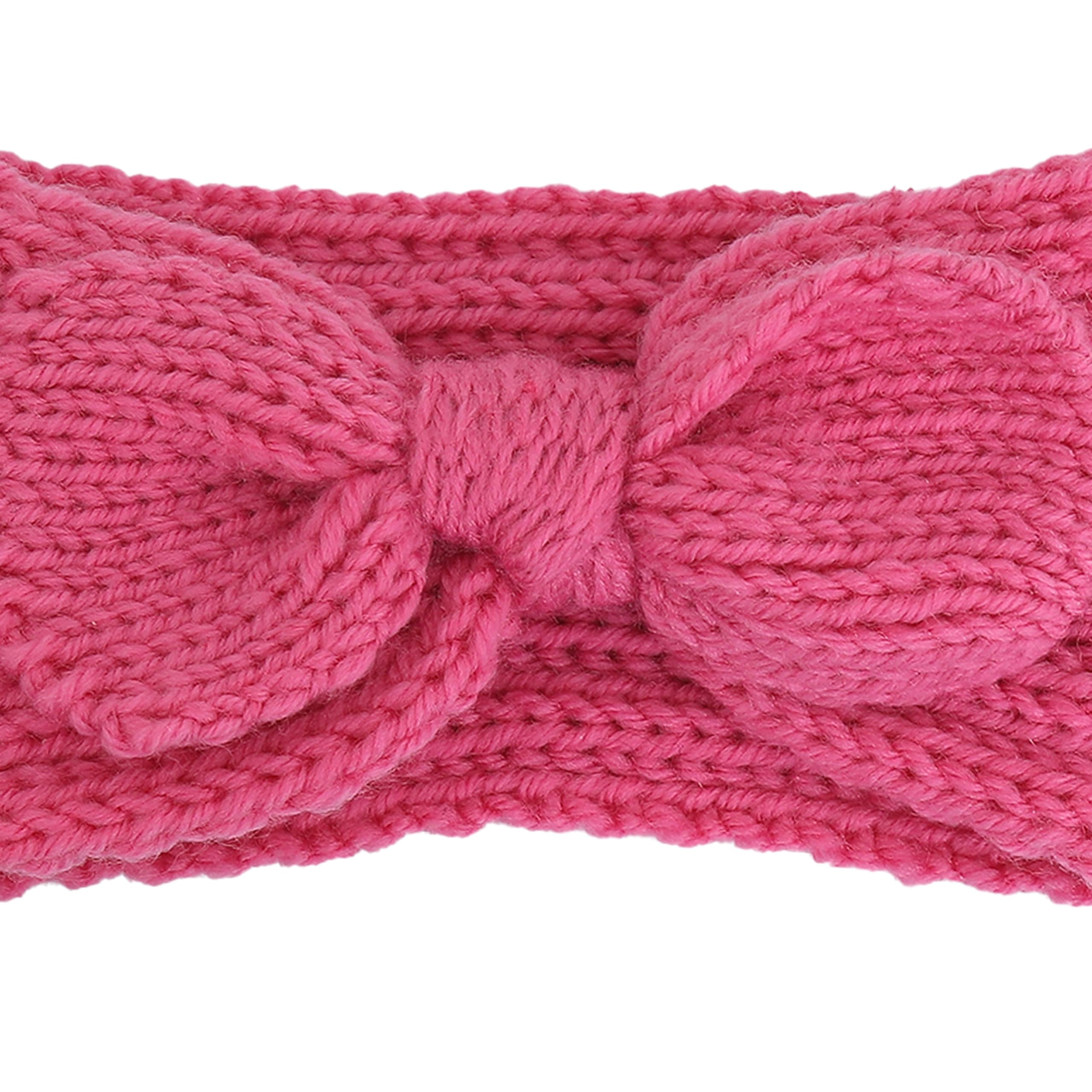 FabSeasons Acrylic Woolen Stretchable Winter headband/ear warmer/cap/Hair Accessory for Girls of 2-10 years - Image 7 thumbnail
