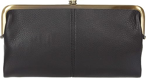 Miniatura 6 de HOBO Lauren - Cartera de mano  Construcción de cuero suave con cierre de bloqueo de beso bolsillo interior con cremallera y ranuras para tarjetas