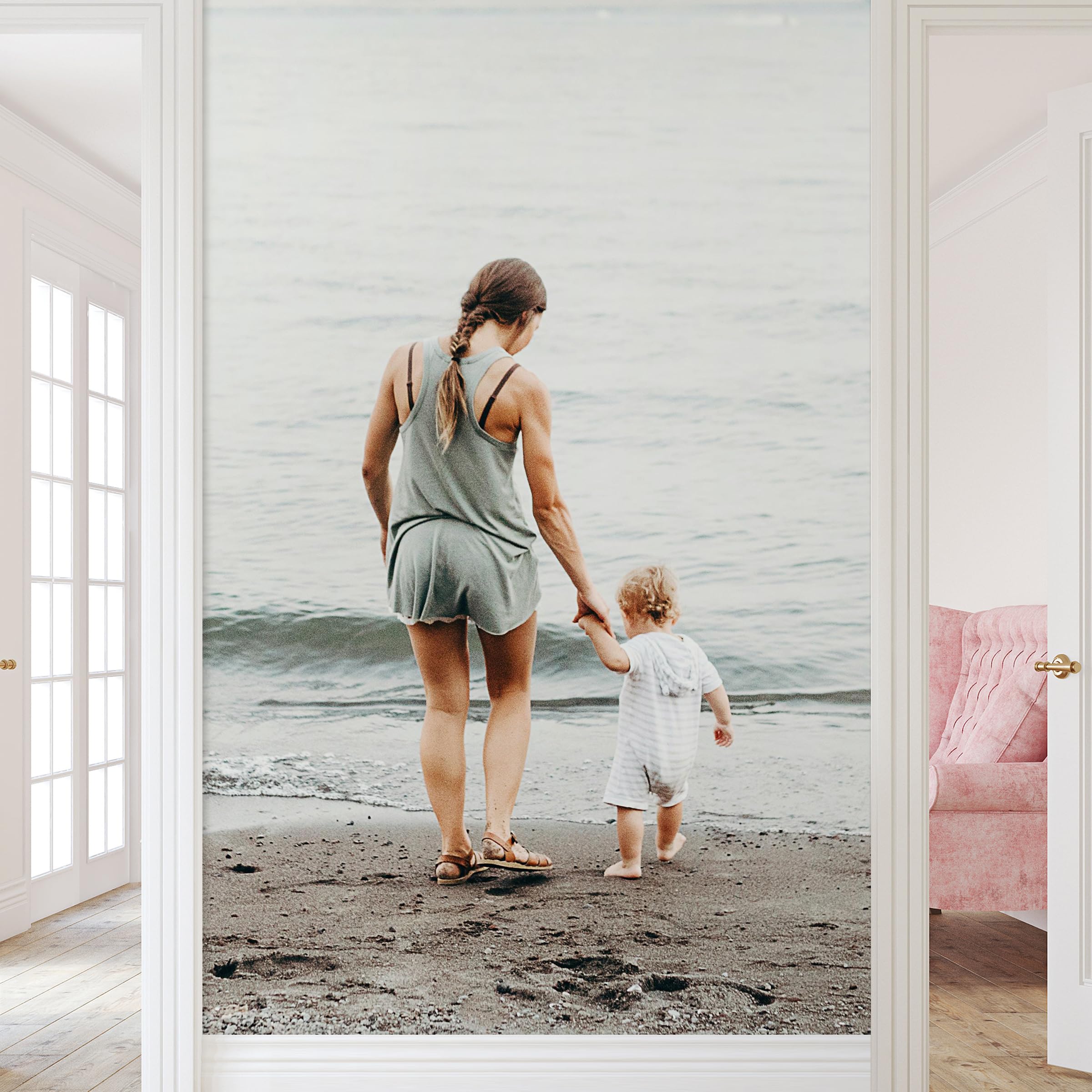 SIGNFORD Custom Wall Mural Prints with Your Photos Removable Wallpaper Personalized Wall Decorration for Bedroom Living Room - 120x48 inches