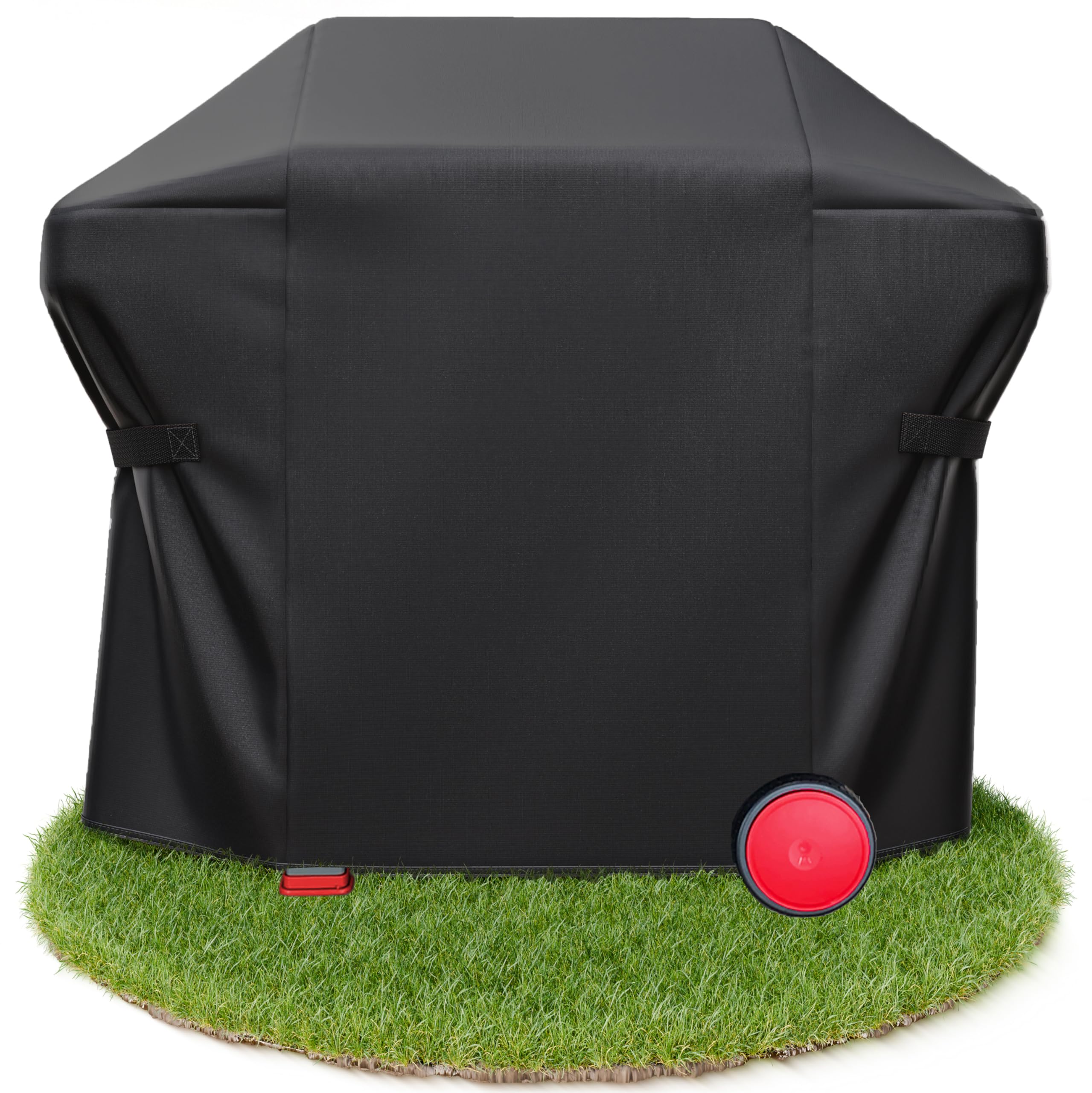 AMZBBQ® Premium Grillabdeckung wetterfest - 135 x 115 x 65 cm - 100% wasserdichte Abdeckhaube für Gasgrill - Grillhaube für Weber Spirit E-310 & E-320 / Rösle Videro G3 / Enders Boston & Monroe ProX 3