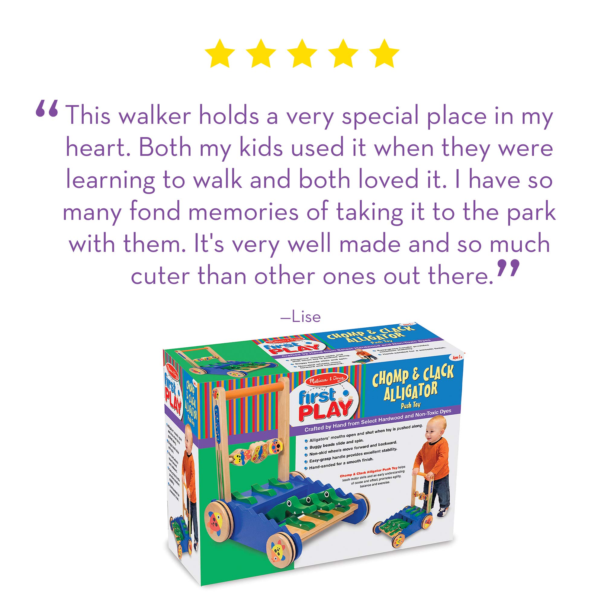 melissa and doug walking toy