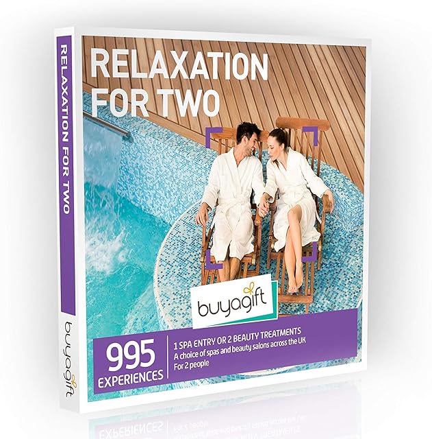 Buyagift Relaxation for Two Gift Experience Box - Over 995 revitalising spa days and beauty treatments for couples to choose from and share