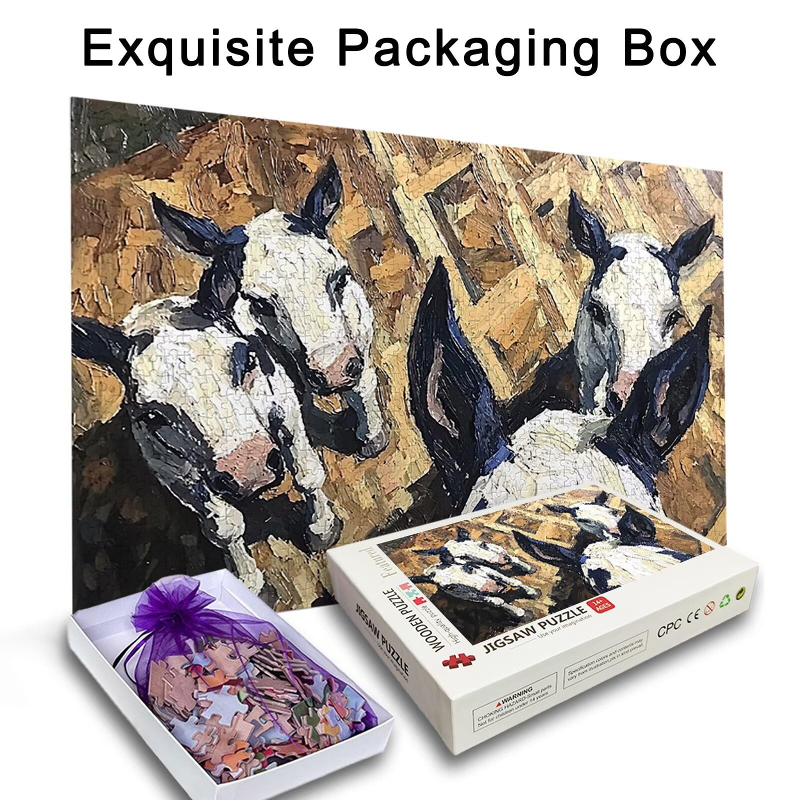 Puzzle 4000 sztuk dla dorosłych, zwierzę puzzle 4000 sztuk abstrakcyjne puzzle dla dorosłych z pudełkiem, wyzwanie puzzle do dekoracji świątecznej prezent dla kobiet, zdjęcia nowoczesny salon
