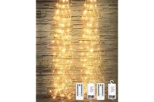 Waterproof 250 LED Battery Operated Waterfall Lights