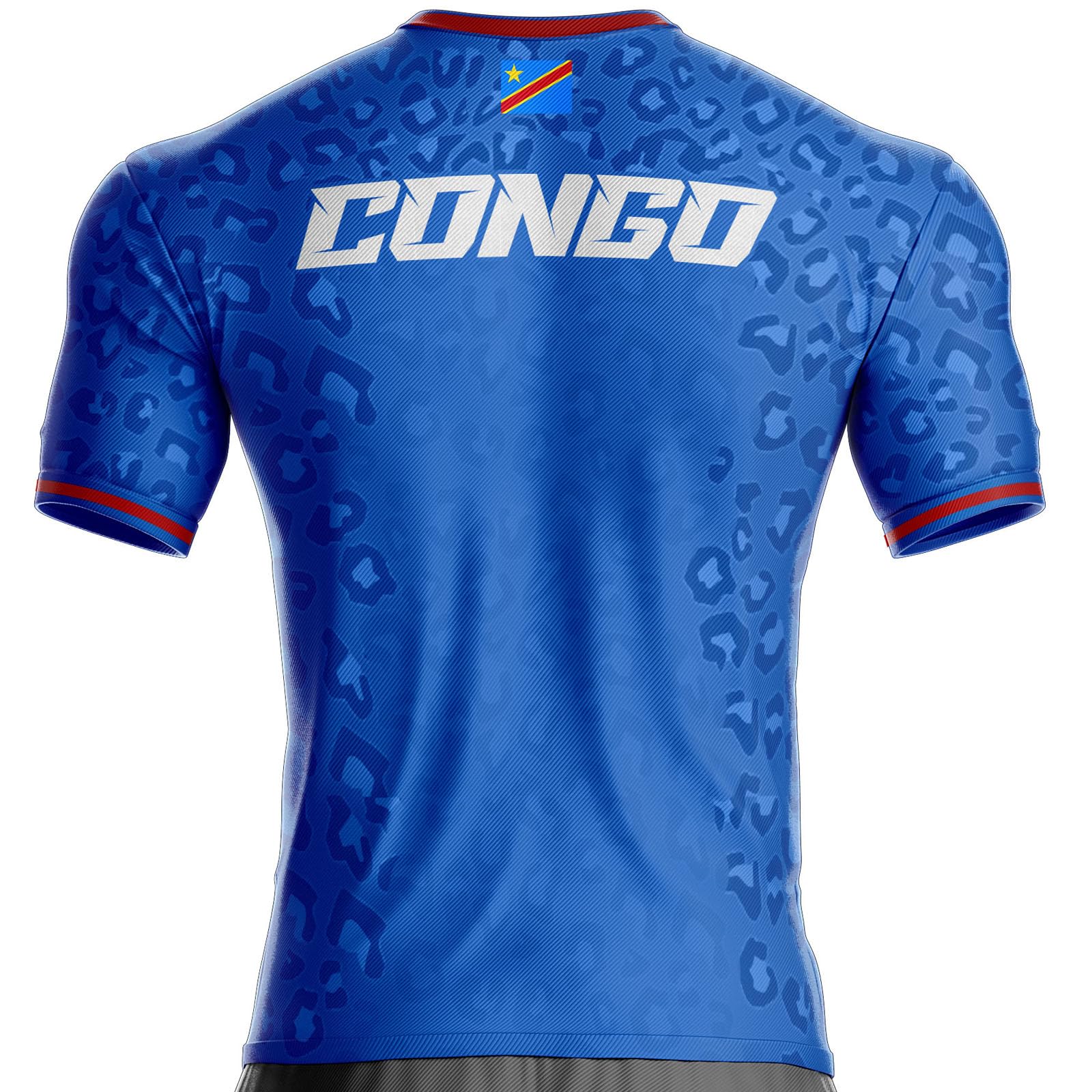 Maillot Congo Football RDC-441 Drapeau congolais