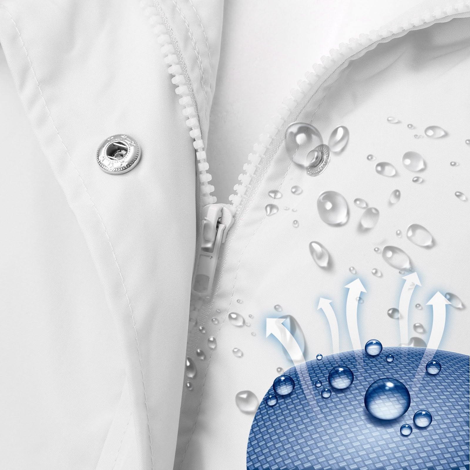 Regenjacke Wasserdicht Atmungsaktiv Damen-Kapuzenpullover wasserdichter Regenmantel solide Jacke Workout Outdoor-Regenjacke für aktive Frauen mit Taschen