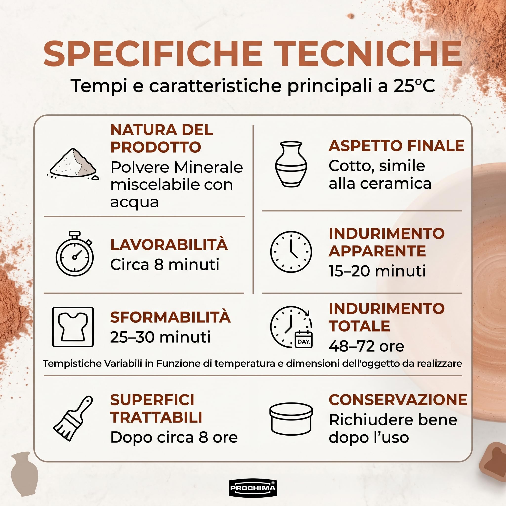 PROCHIMA GE715K10 Marmorin, Kochen, 10 kg