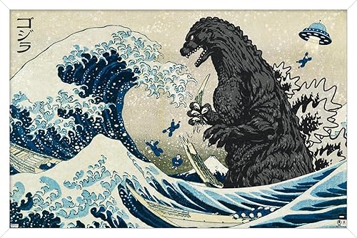 Miniatura 1 de Trends International Godzilla - Great Wave Wall Poster