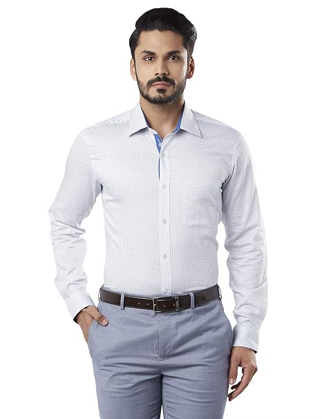 Raymond Men's Regular fit Formal Shirt 