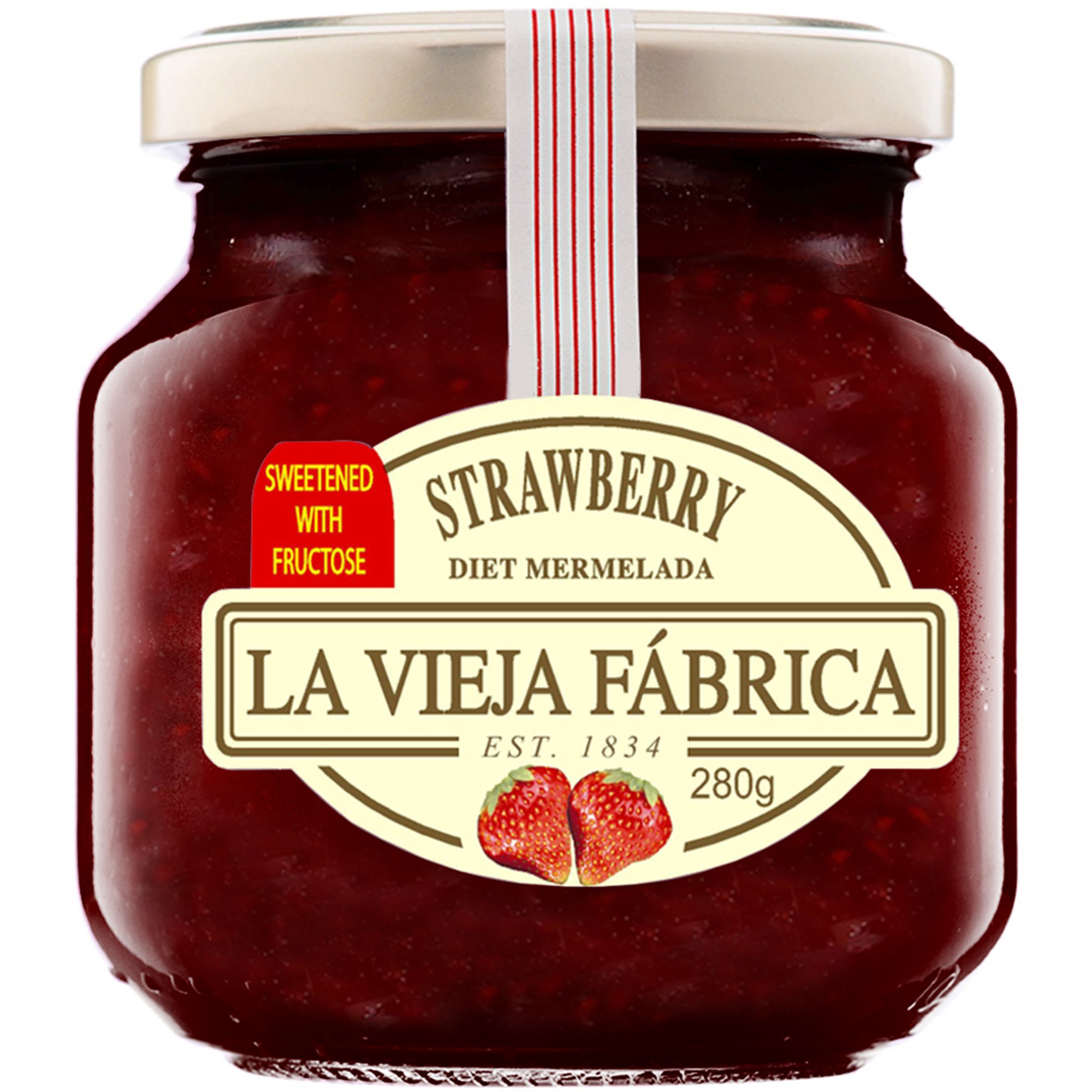 LA VIEJA FABRICA Fat Free Strawberry Diet Jam, 280g (B076CGX96P) Amazon Price History, Amazon Price Tracker