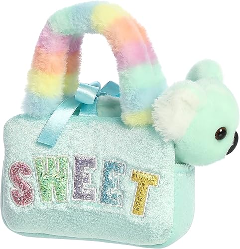 Aurora Fashion Fancy Pals Rainbow Sweet - Animal de peluche - Compañeros sobre la marcha - Accesorios elegantes - 6.5 pulgadas