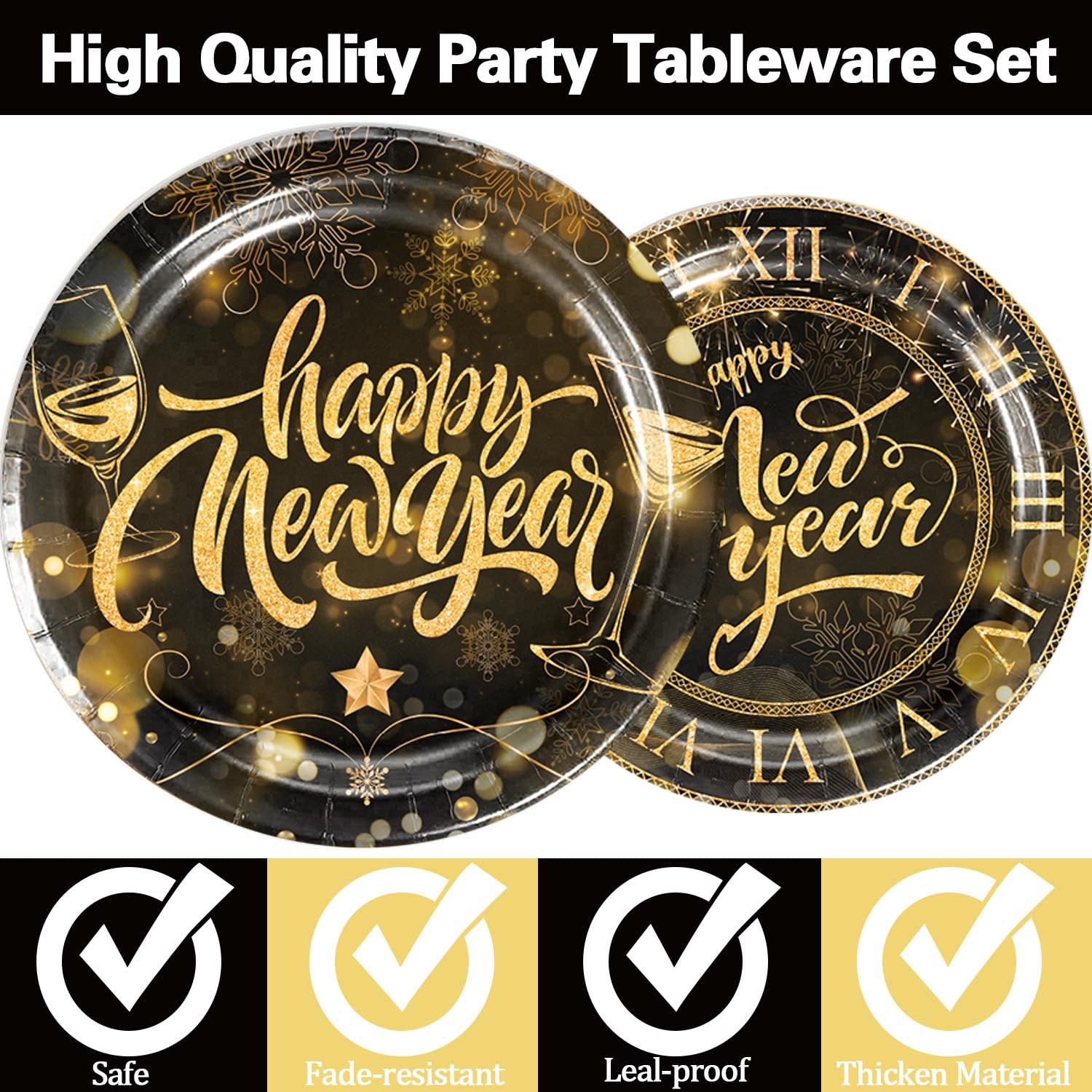 Amazon.co.jp: 2024 Happy New Year Party Supplies ニューイヤー食器 