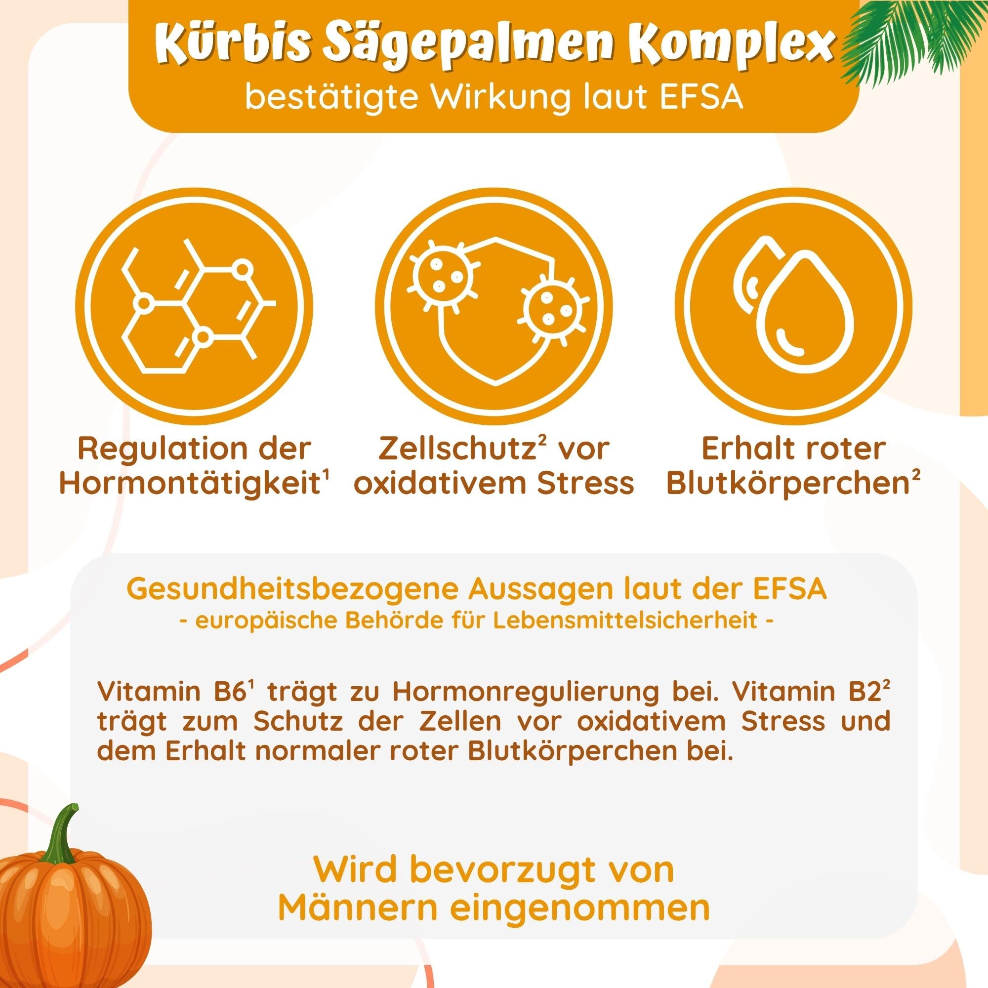 240 Prosta Komplex Kapseln mit Kürbiskern-Extrakt & Sägepalmen-Extrakt