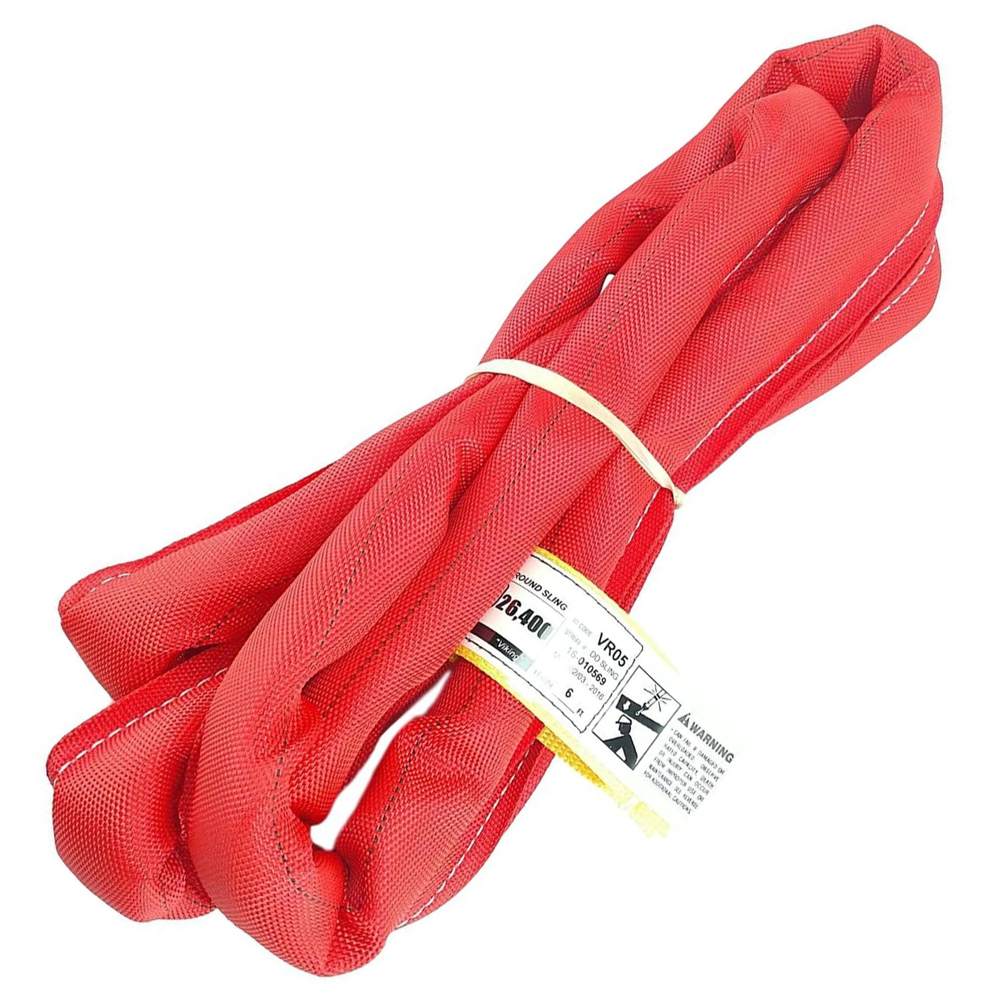 Chenango Supply VR5 Sling - 6ft Red Round -1 Chenango Supply VR5 Sling - 6ft Red Round -1